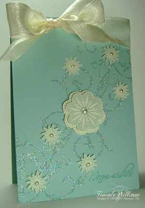 weddingcardsoftskyglitter2jpg Materials Used MOST Stampin' Up
